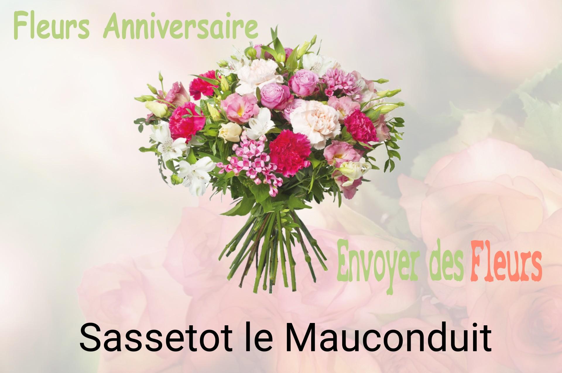 Bouquet de fleurs d’anniversaire livré à Sassetot-le-Mauconduit