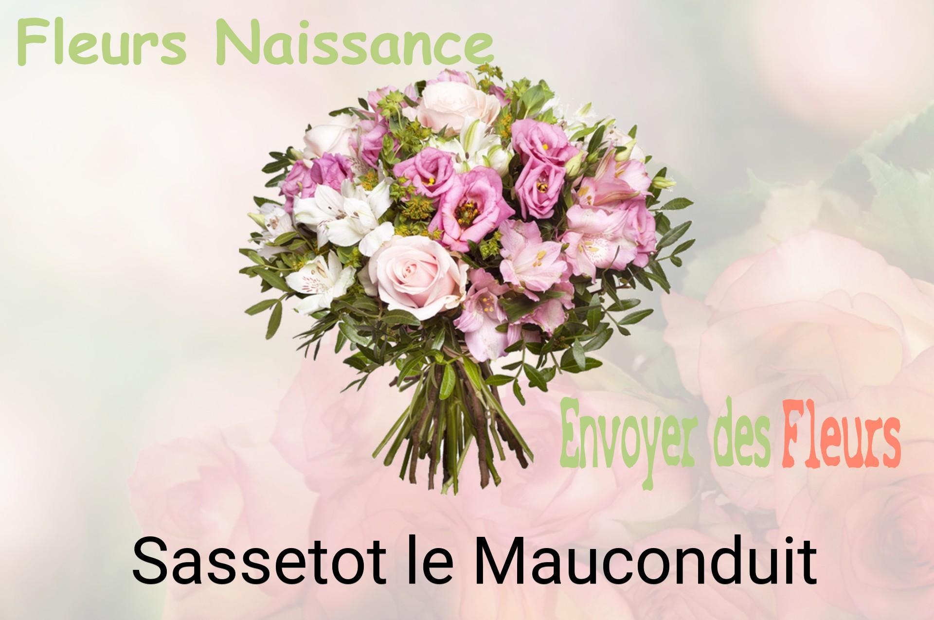 Bouquet de fleurs de naissance livré à Sassetot-le-Mauconduit